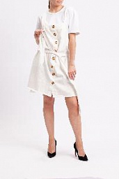 Платье Willow & Root Button Front Denim Overall Dress